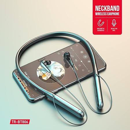 Trands Neckband Wireless Earphone- Black