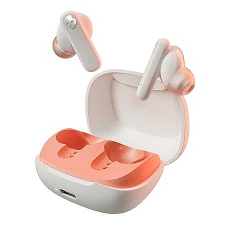 Skullcandy Smokin Buds in-Ear Wireless Earbuds,ENC,Music, Movie &Podcast EQ Modes,20Hr+Rapid Charge (6 Color options)