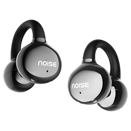 Noise Newly Launched Air Clips Wireless Open Ear Earbuds with Chrome Finish, AirWave™ Technology,Up-to 40H Playtime (3 Color options)