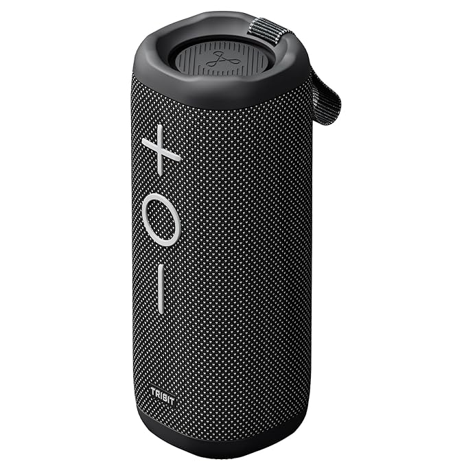 Tribit StormBox 2 Bluetooth Speaker with 34W 360° Surround Sound, XBass Tech, 24H Playtime (Black)