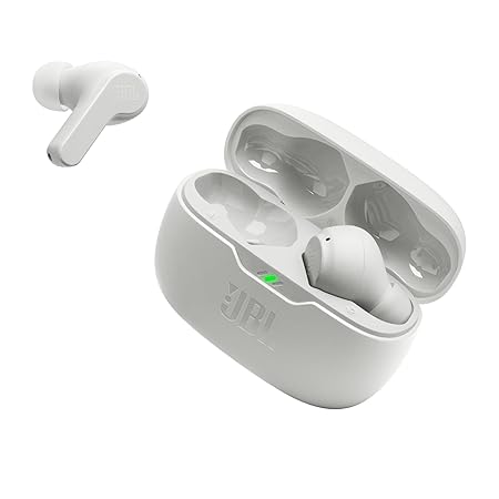 JBL Vibe Beam in-Ear Wireless Earbuds (TWS) with Mic,App for Customized Extra Bass Eq,32 Hours Battery&Quick Charge (3 Color options)