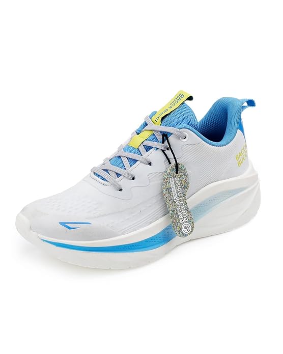 Bacca Bucci Men Mesh Lace Up Running Shoes (Grey)