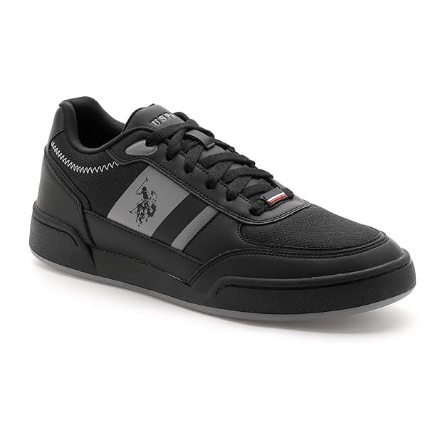 US Polo Association Men LUIS Driving Shoes (Black)