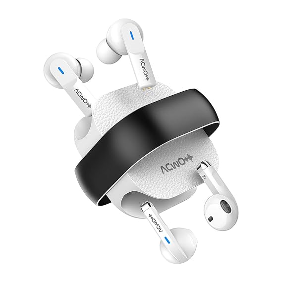ACwO Dwots Fire India's First in Ear + Half-in-Earbuds in One Case, 3+3 EQ Modes, Wireless Charging Enabled, AI-ENC with Quad Mic (3 Color options)