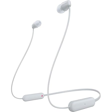 Sony WI-C100 Wireless Headphones with Customizable Equalizer for Deep Bass & 25 Hrs Battery (4 color options)