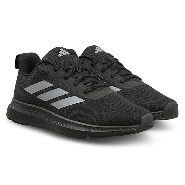 adidas Men Lace Up Running Shoes (Black)