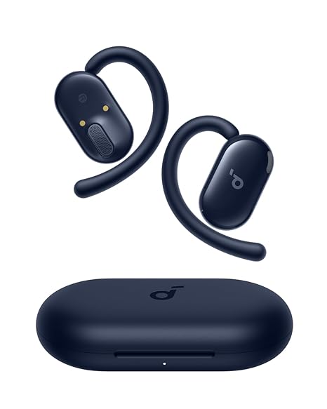soundcore V20i by Anker Open-Ear Headphones, Adjustable Ear Hooks, 36H Playtime, Bluetooth 5.4 Earbuds (3 color options)