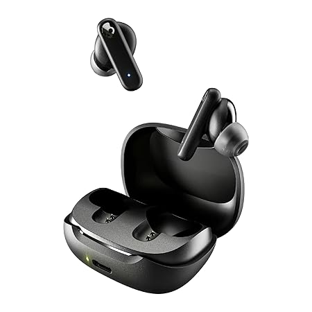 Skullcandy Smokin Buds in-Ear Wireless Earbuds,ENC,Music, Movie &Podcast EQ Modes,20Hr+Rapid Charge (6 Color options)