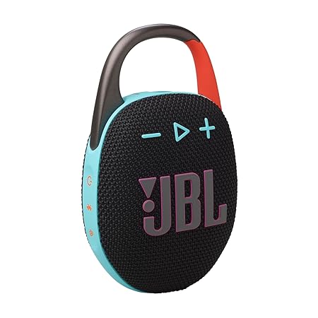 JBL Clip 5, Wireless Ultra Portable Bluetooth Speaker, Pro Sound, 12hrs of Playtime, Integrated Carabiner, Dust & Waterproof, Type C (9 color options)