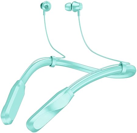 Nepartak I35 Black In Ear Neckband Bluetooth 5.1 Wireless Headphones, 100 Hours Playtime, IPX5 Waterproof (2 color options)