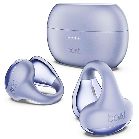 boAt Airdopes Loop OWS Earbuds w/Clip-On Fit, Air Conduction Tech, 50HRS Battery, 4Mics ENx (3 Color options)