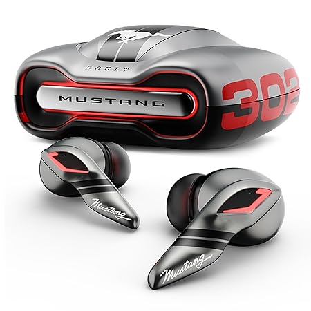 Mustang Torq Wireless in Ear Earbuds with 50H Playtime, App Support, Quad Mic ENC, 45ms Low Latency (3 color options)