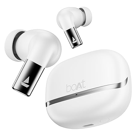 boAt Airdopes Ultra Pro (2025 Launch), 100Hrs Battery, Dual Pairing, 4Mics ENx, v5.3 Bluetooth Earbuds, TWS Ear Buds Wireless Earphones (2 Color options)