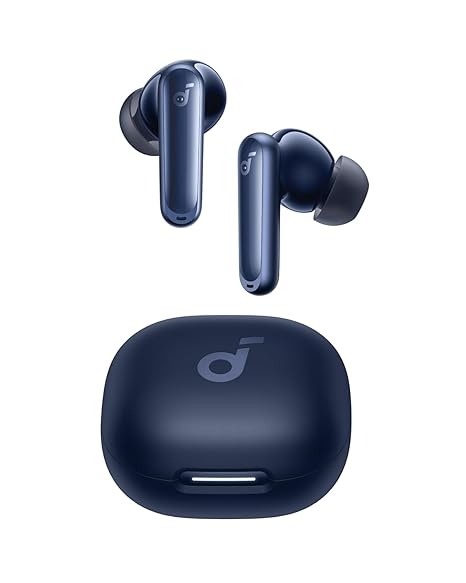 soundcore P40I by Anker,Noise Cancelling Wireless in Ear Earbuds, 60H Playtime,2-in-1 Case and Phone Stand (3 Color options)