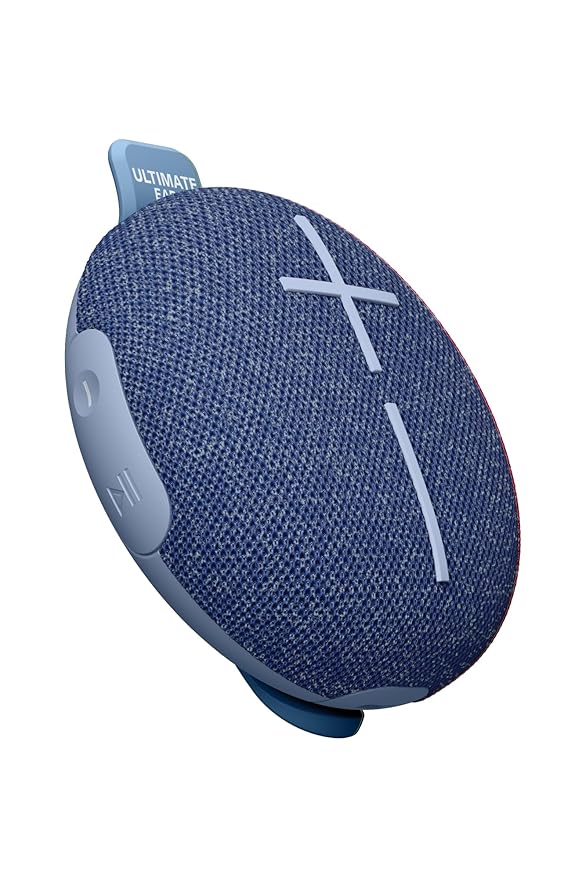 Ultimate Ears MINIROLL Ultra-Portable Waterproof Bluetooth Speaker, Big Bass, IP67 Dustproof, 40 m (131 ft) - (4 color options)