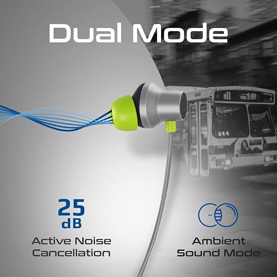 Promate Velcon Wireless Neckband in Ear Earphones, Hd Active Noise Cancelling Bluetooth Earphones with Anti-Slip Neckband (4 color options)