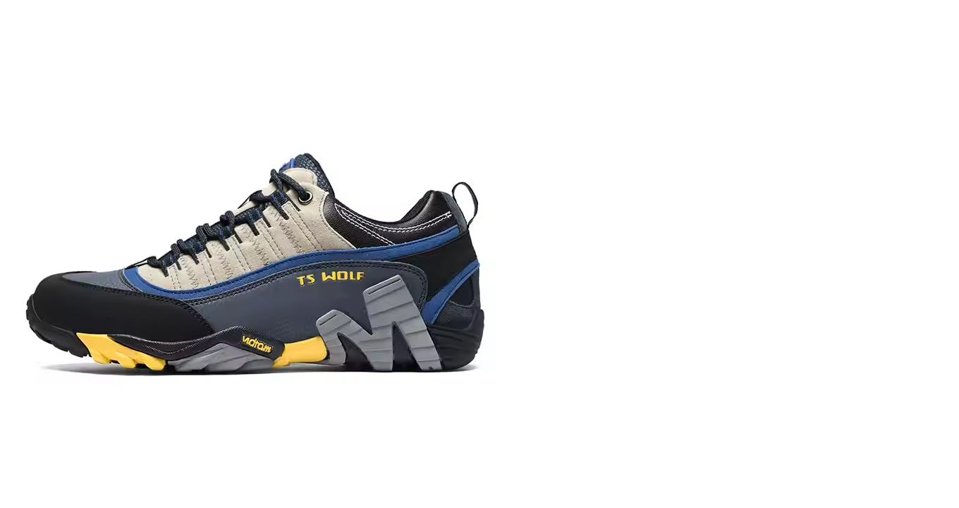 High-Quality Low Cut Waterproof Hiking Shoe Lightweight Lace up Mountain Customized Non-slip Shoes Sneaker