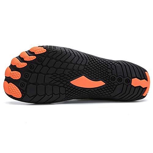 ANDUNE Men's Barefoot & Minimalist Shoes - Black Blaze | Wide Toe Box | Zero Drop Sole