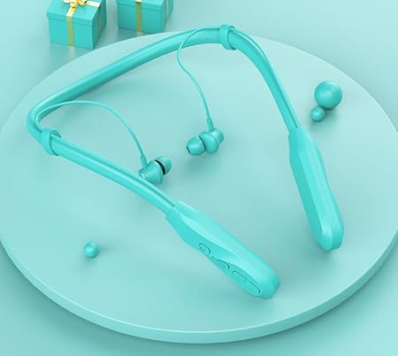 Nepartak I35 Black In Ear Neckband Bluetooth 5.1 Wireless Headphones, 100 Hours Playtime, IPX5 Waterproof (2 color options)