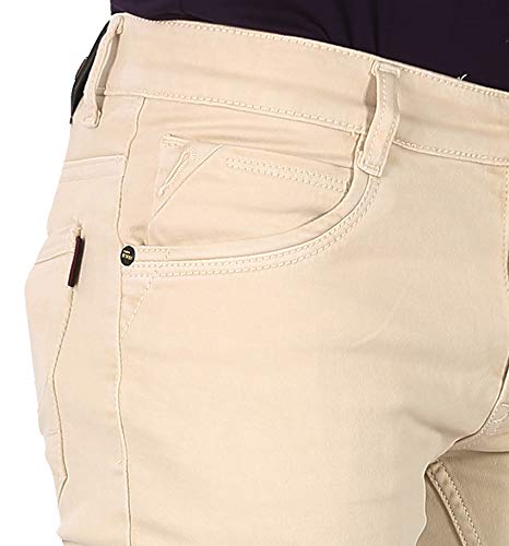 Basilio Cotton Knitted Fabric Stretchable Denim Regular Fit Mid Rise Jeans Pant for Men