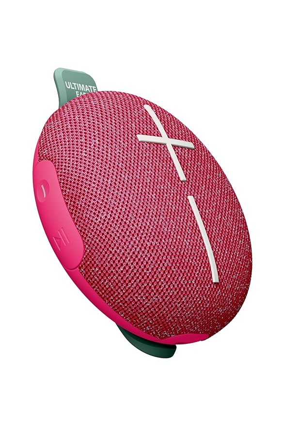 Ultimate Ears MINIROLL Ultra-Portable Waterproof Bluetooth Speaker, Big Bass, IP67 Dustproof, 40 m (131 ft) - (4 color options)