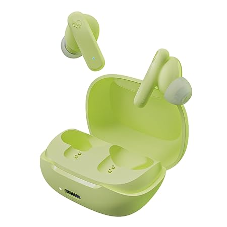 Skullcandy Smokin Buds in-Ear Wireless Earbuds,ENC,Music, Movie &Podcast EQ Modes,20Hr+Rapid Charge (6 Color options)