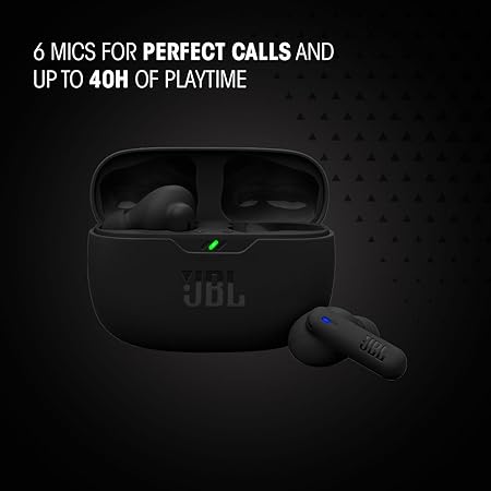 JBL Wave Beam 2 Ear Buds Wireless BluetoothV5.3, Active Noise Cancellation Earbuds, 40H Playback, Fast Pair,4 Mics (4 Color options)