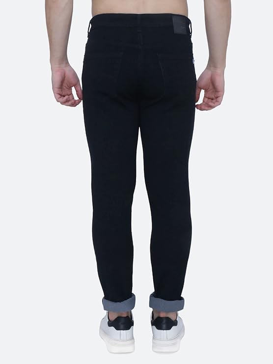 Awack Strechable Denim Regular Fit Mid Waist Light Weight Soft Feel Stretchable Denim Jeans Pant for Men