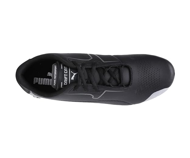 Puma Mens Scuderia Ferrari Drift Cat 8 Shoes Sneaker (Black - Silver)