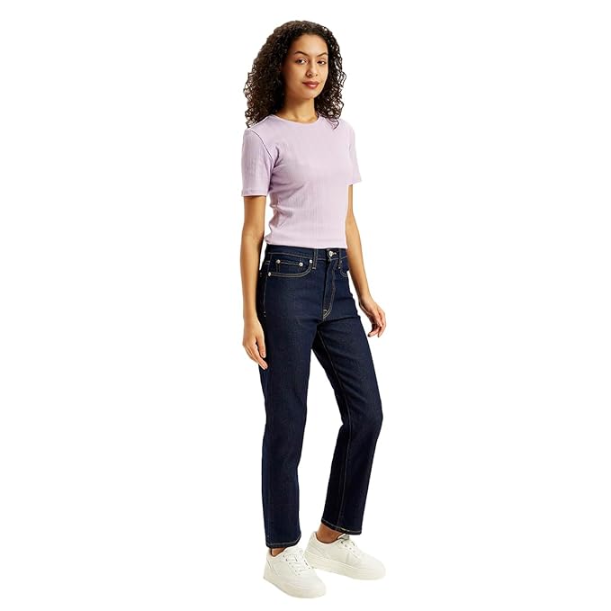 Levi's Women's 724 Mid Rise Wedgie Straight Fit Jeans