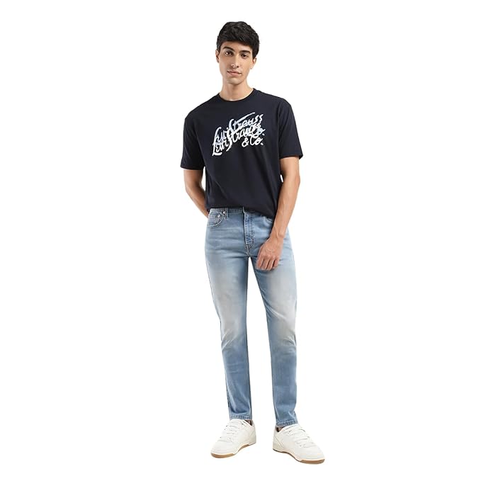 Levi's Men's 512 Slim Tapered Fit Mid Rise Blue Jeans