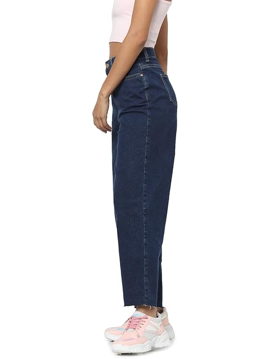 ONLY Women's High Rise Straight Jeans