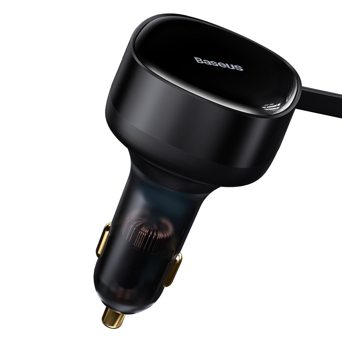 USB C Car Charger, Baseus Retractable Type C Car Charger 2-in-1 Car Charger 33W, Fast Car Charger Adapter