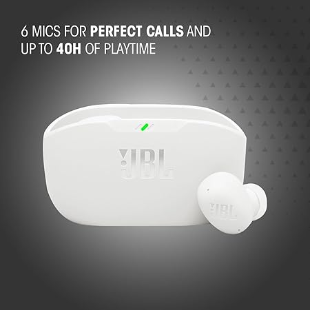 JBL Wave Buds 2 Ear Buds Wireless BluetoothV5.3, Active Noise Cancellation EarBuds 40H Playback, Fast Pair (4 color options)