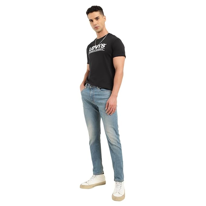Levi's Men's 512 Slim Tapered Fit Mid Rise Blue Jeans