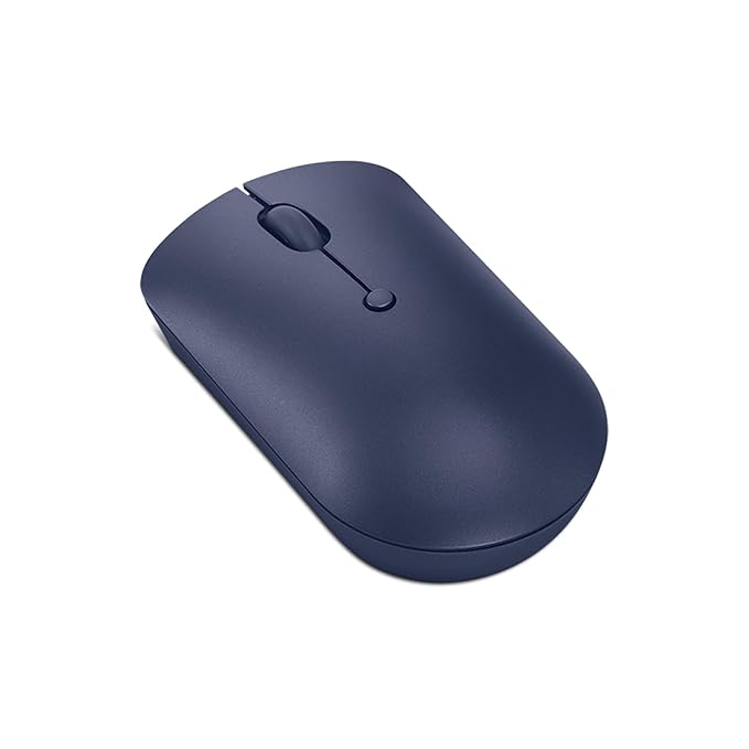 Lenovo 540 USB-C Compact Wireless Mouse (2400 DPI Sensor, 2.4GHz Wireless Nano USB, 4-Button (left click, right click, scroll click, DPI)|Ambidextrous Design | 3 Year Warranty |Abyss Blue)