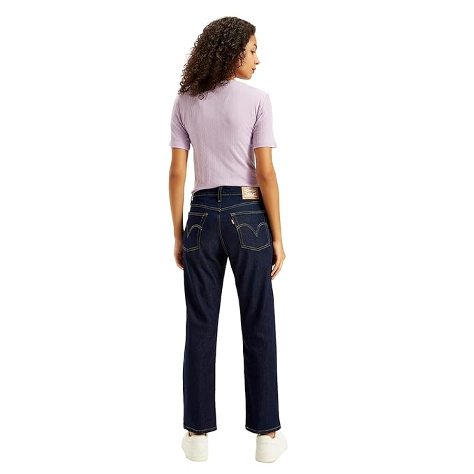 Levi's Women's 724 Mid Rise Wedgie Straight Fit Jeans