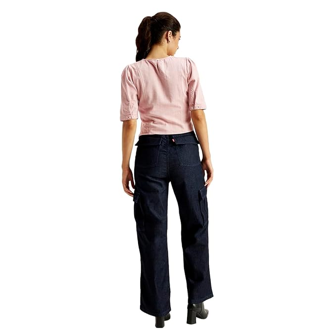 Levi's Women's High Rise Baggy Fit Cargo Jeans