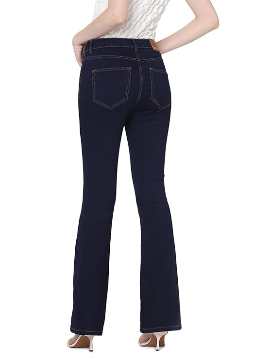 VERO MODA Women Mid Rise Bootcut Stretchable Jeans