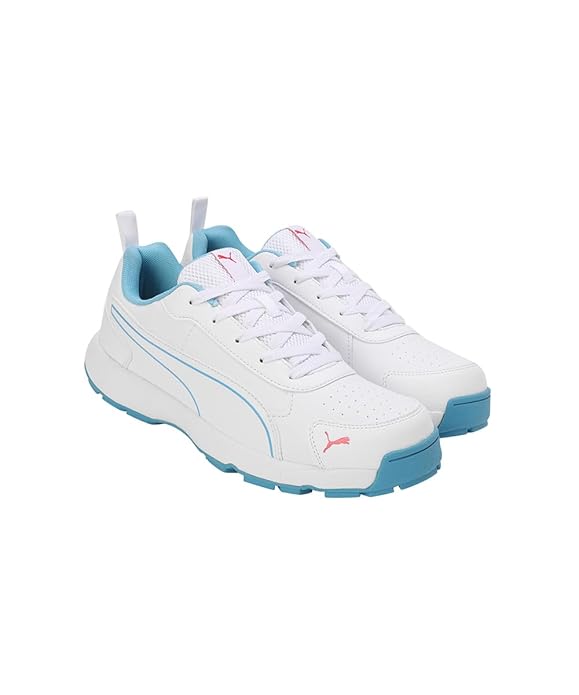 Puma Men Cricket Classicat Cricket Shoe (Blue White)