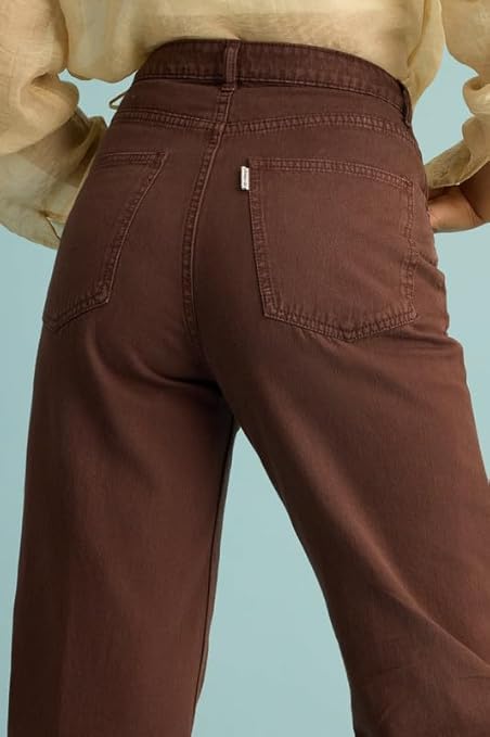 FREAKINS Comfortable & Stylish Rustic Brown Straight Jeans for Women -The Ultimate Fashion Essential for Any Occasion