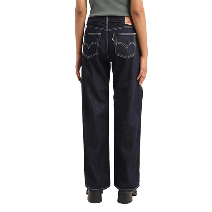 Levi's Women's Mid Rise 94 Baggy Wide Leg Jeans