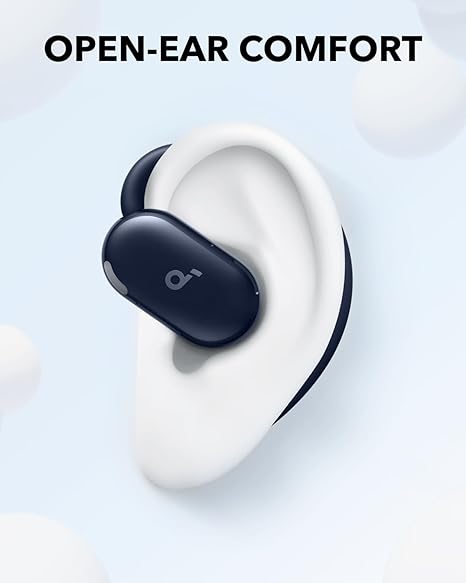 soundcore V20i by Anker Open-Ear Headphones, Adjustable Ear Hooks, 36H Playtime, Bluetooth 5.4 Earbuds (3 color options)