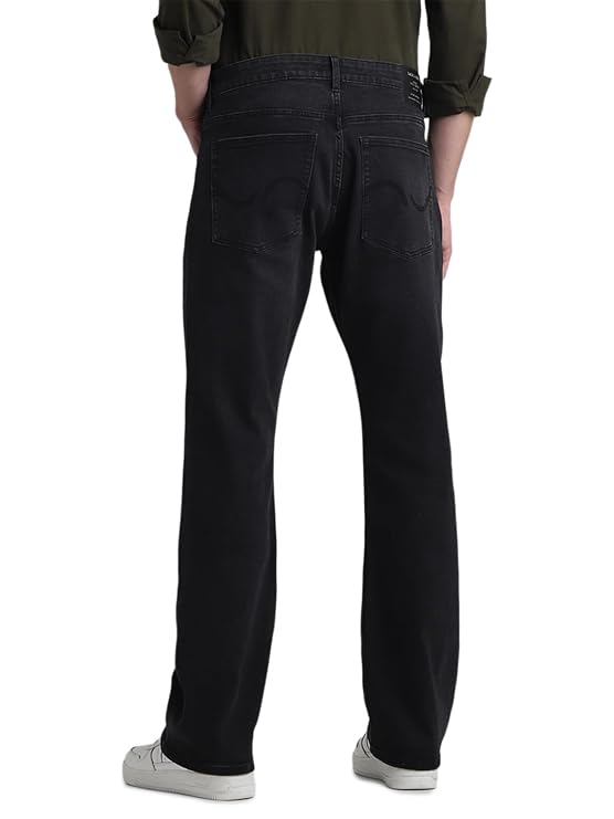 JACK & JONES Men's Mid Rise Regular Jeans