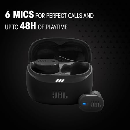 BL New Launch Tune Buds 2 TWS, ANC Earbuds,48Hr Playtime, 6 Mics for Clear Calls (3 Color options)