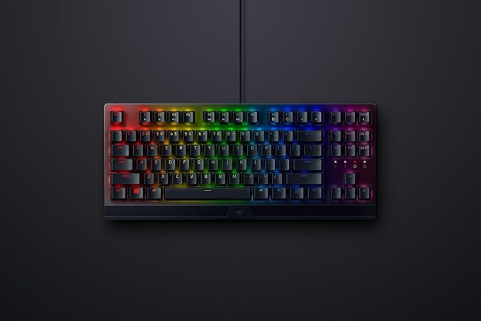 Razer BlackWidow V3 Tenkeyless - Mechanical Wired Gaming Keyboard Black