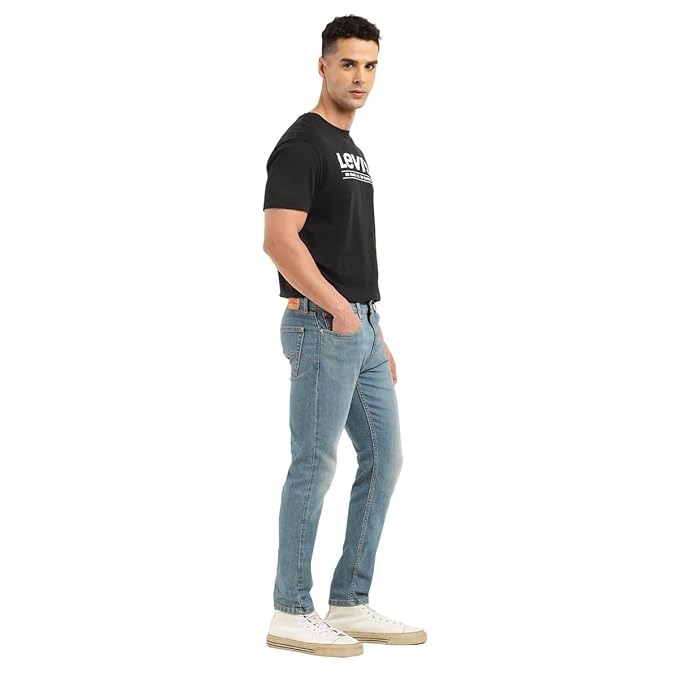 Levi's Men's 512 Slim Tapered Fit Mid Rise Blue Jeans