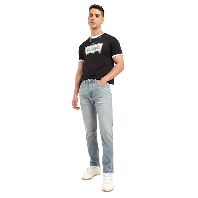 Levi's Men's 512 Slim Tapered Fit Mid Rise Blue Jeans