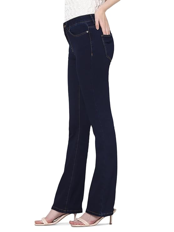 VERO MODA Women Mid Rise Bootcut Stretchable Jeans