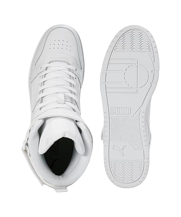 Puma Men Lace Up Sneaker Shoes (White)